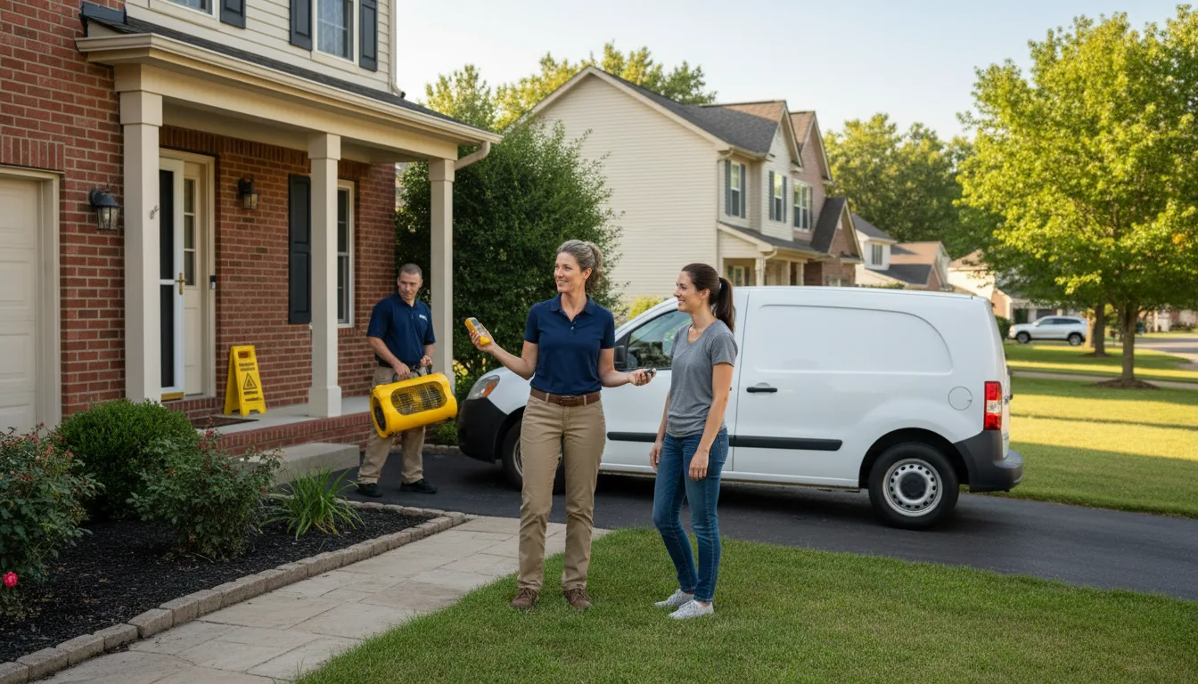 Water restoration image for Dehumidification And Cleanup Services in Highlands, TX